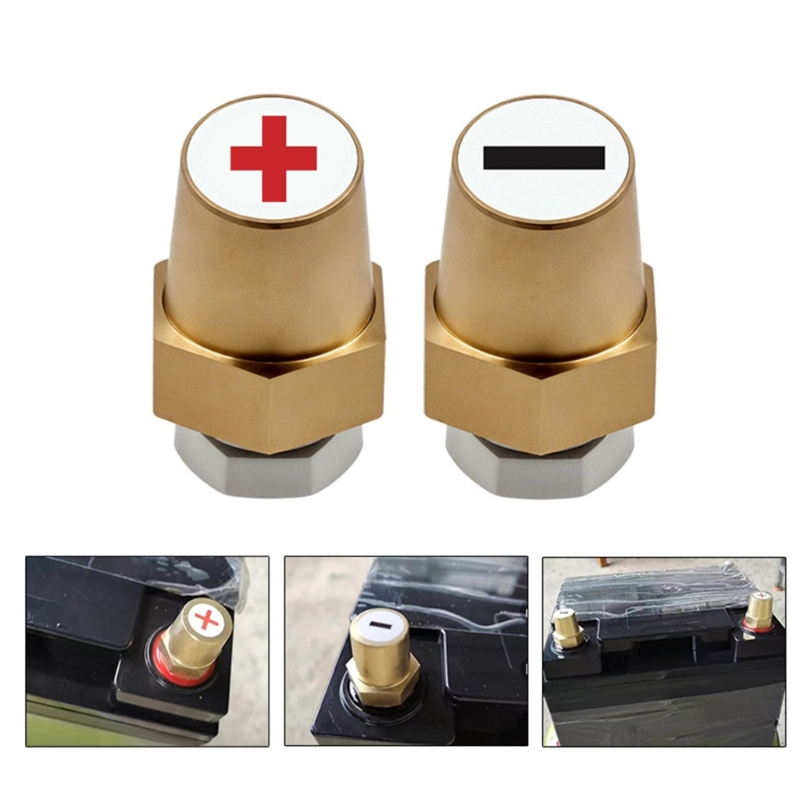 Battery Terminal Clamps Quick Release Brass - 1 Pair Quick Release 12V 24V
