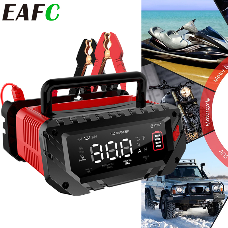 Lifepo4 Battery Charger Smart Automatic - EAFC 30A Fully Automatic Smart Car