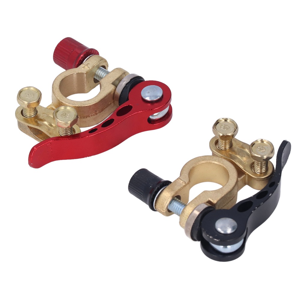 Battery Terminal Clamps Quick Release Brass - 2pcs Quick Release Car Battery Terminal