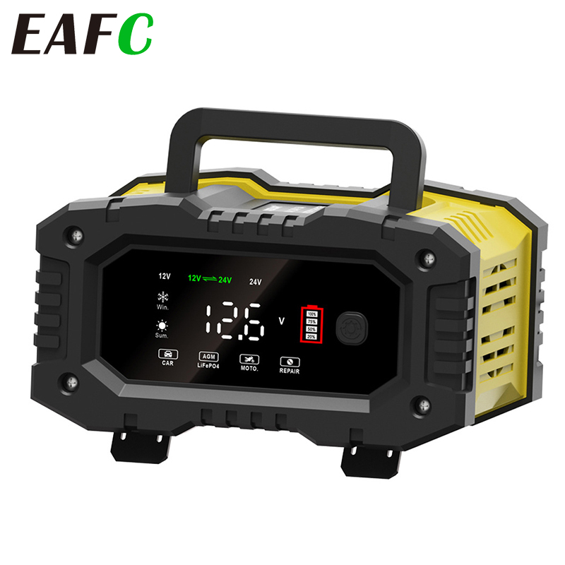 Smart Car Battery Charger 12V 24V 20A - EAFC 12V/24V Fully Automatic Battery Charger