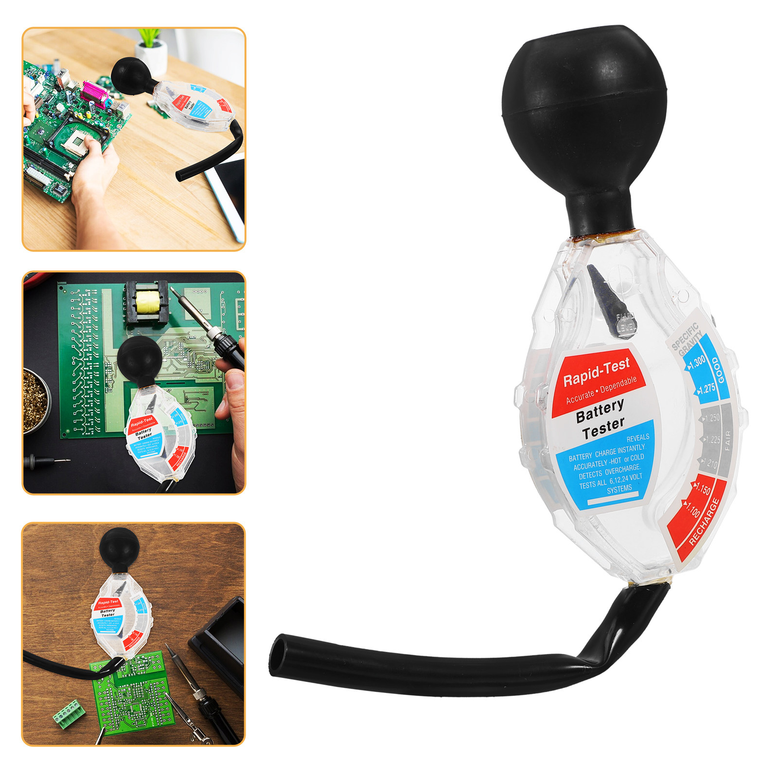 Battery Hydrometer Specific Gravity Tester - Battery Hydrometer User Friendly Automobile Battery
