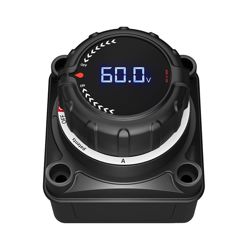 Battery Disconnect Switch Master Cut Off - AB98-Upgrade Battery Disconnect Switch With Voltmeter,