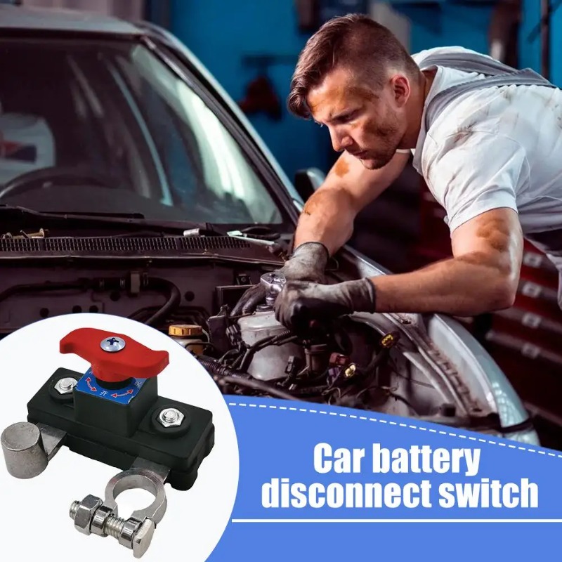 Battery Disconnect Switch Master Cut Off - 12V 24V Dual Voltage Battery Master