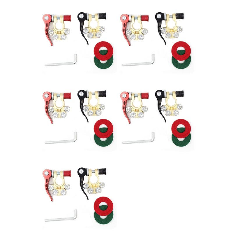 Battery Terminal Clamps Quick Release Brass - M49K-10X 12V 24V Car Battery Terminals