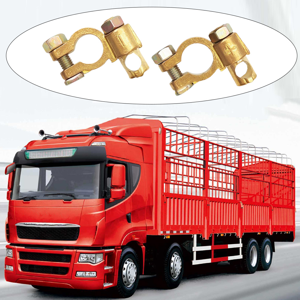 Battery Terminal Clamps Quick Release Brass - 12V Positive Battery Terminals Connectors Clamps
