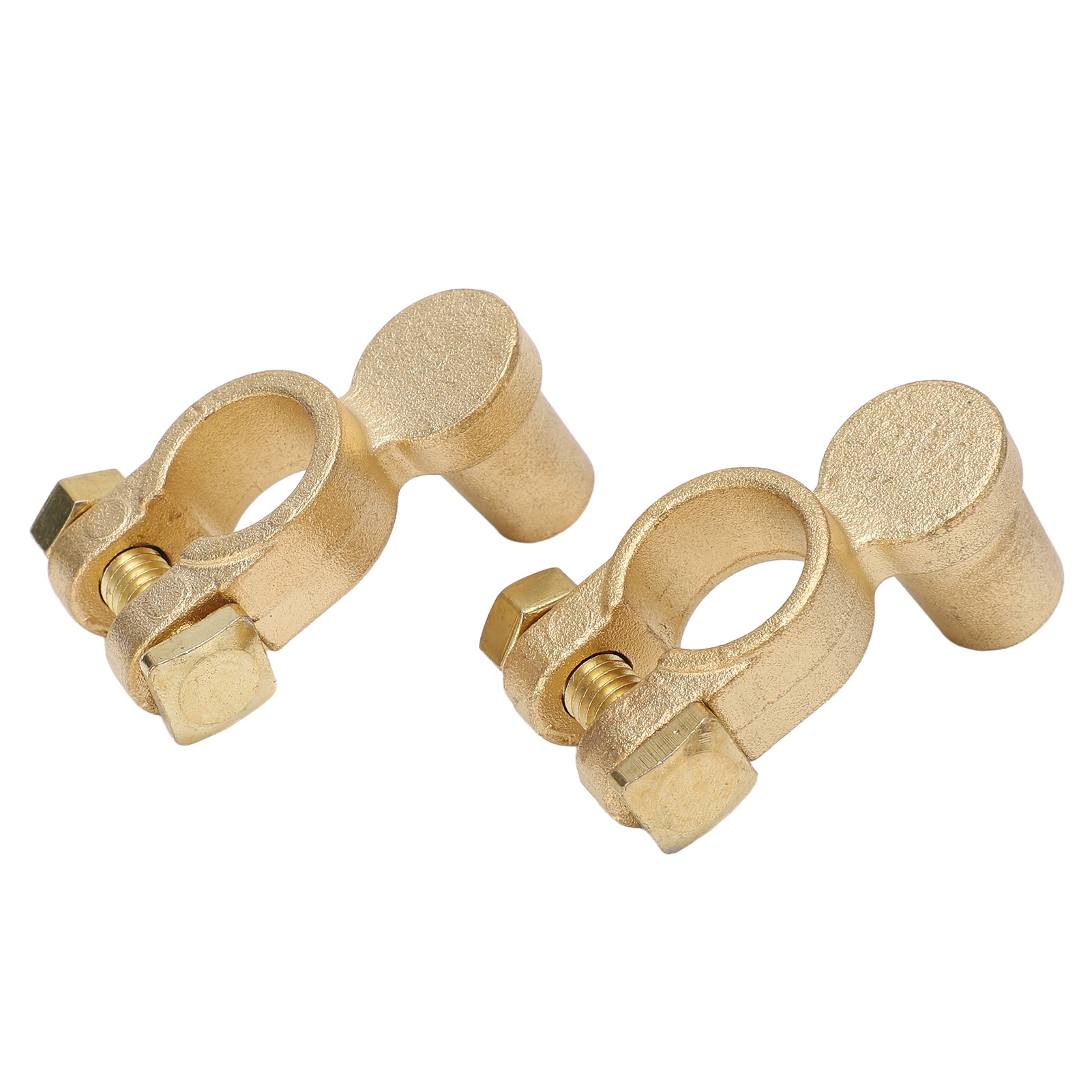 Car Positive Negative Post Bat - Battery Terminal Clamps Quick Release Brass recension och pris