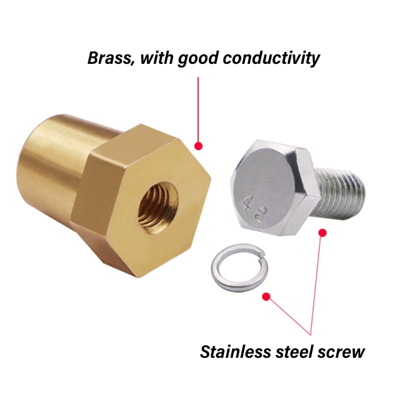 1 Pair Quick Release 12V 24V B - Battery Terminal Clamps Quick Release Brass recension och pris