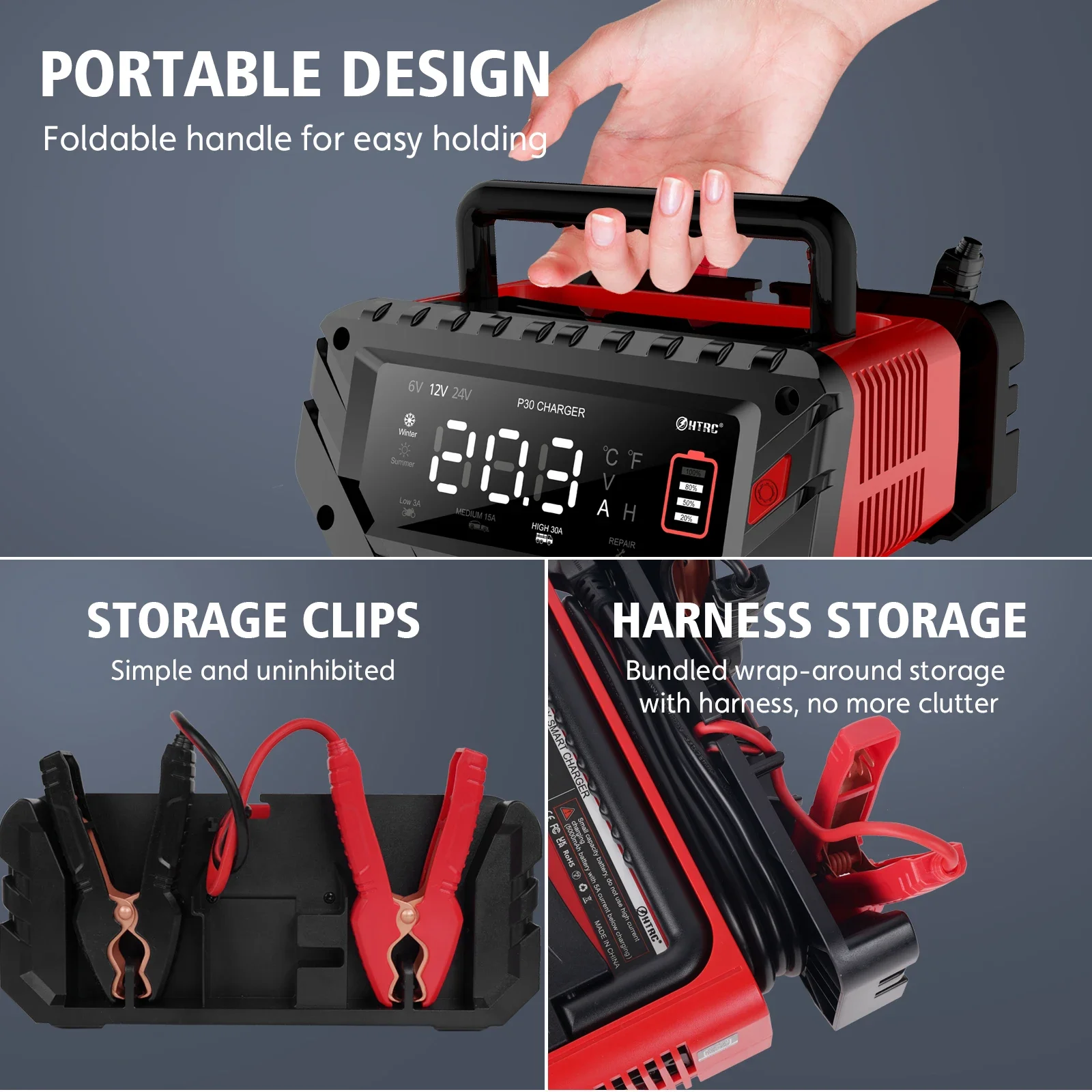 EAFC 30A Fully Automatic Smart - Lifepo4 Battery Charger Smart Automatic recension och pris