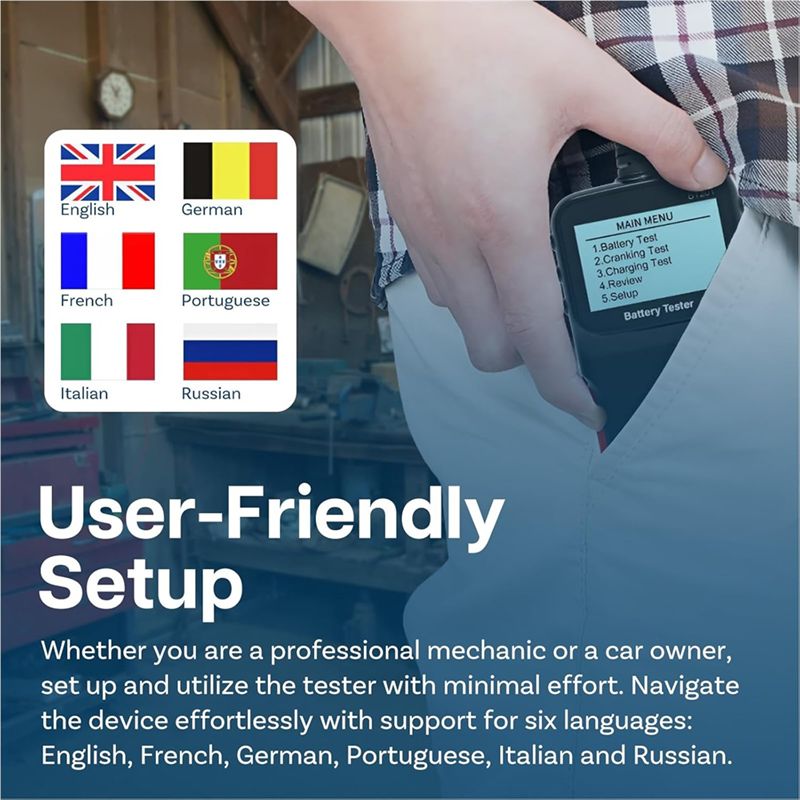 AA94-Car Battery Tester 12V Di - Alternator Tester Digital Diagnostic Tool recension och pris
