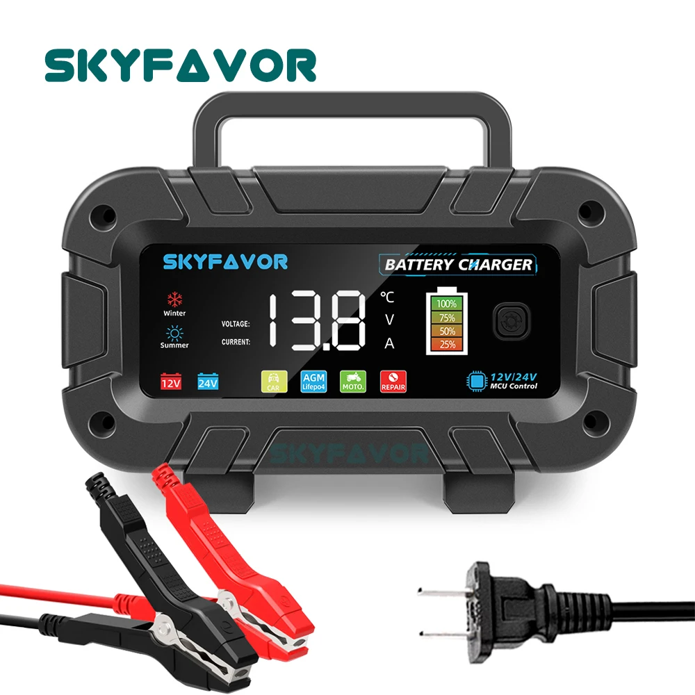 Automatic Smart 12V 24V Batter - Lifepo4 Battery Charger Smart Automatic recension och pris