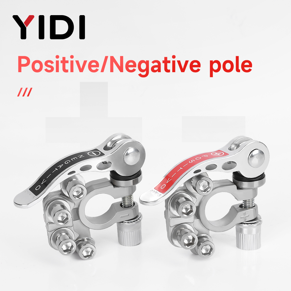 2PCS Car Auto Battery Connecto - Battery Terminal Clamps Quick Release Brass recension och pris