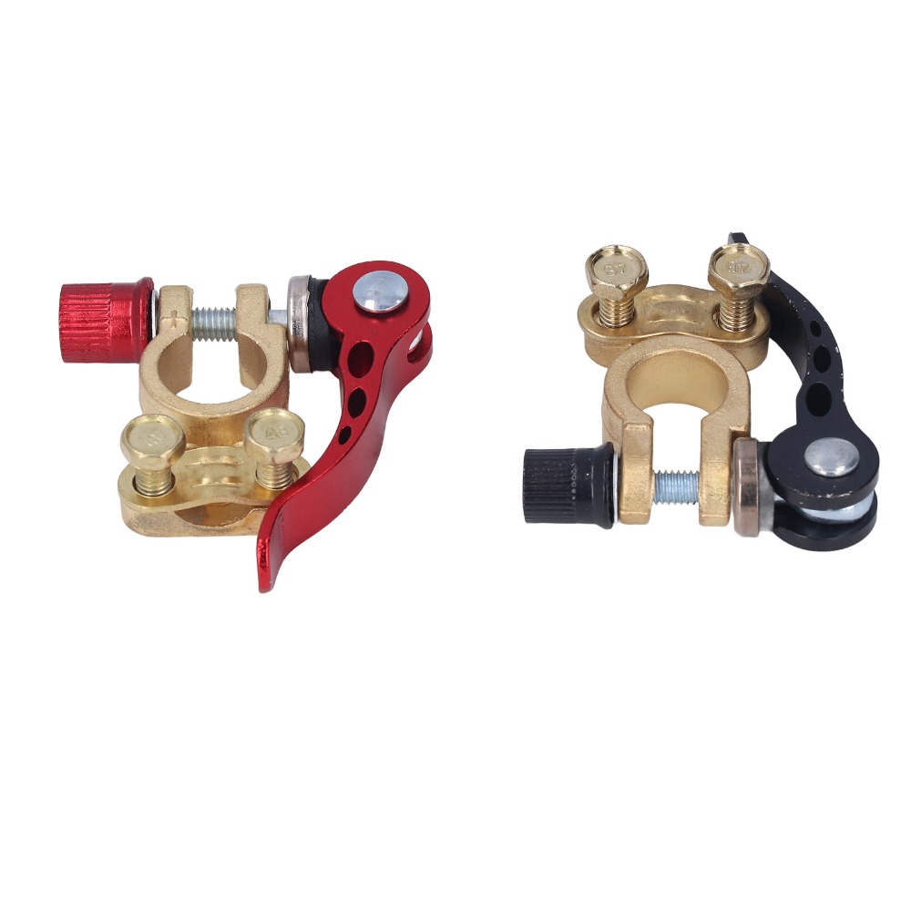 2pcs Quick Release Car Battery - Battery Terminal Clamps Quick Release Brass recension och pris