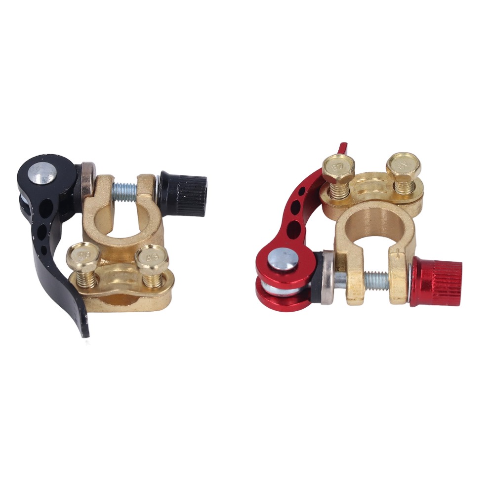 2pcs Quick Release Car Battery - Battery Terminal Clamps Quick Release Brass recension och pris