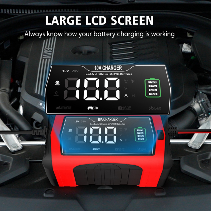 10A Automatic Charging for Lit - Lifepo4 Battery Charger Smart Automatic recension och pris