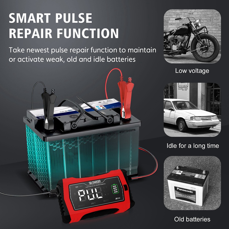 10A Automatic Charging for Lit - Lifepo4 Battery Charger Smart Automatic recension och pris