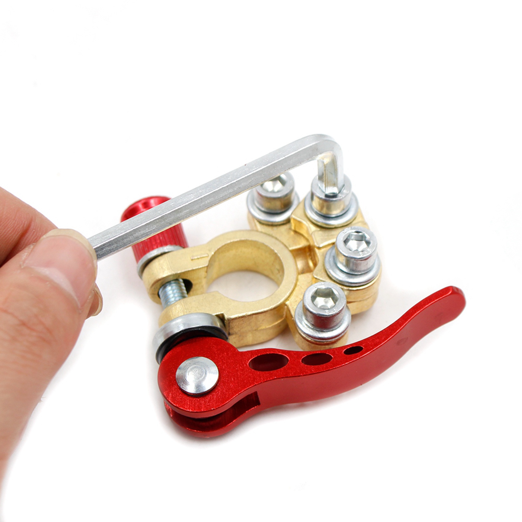 Classy-4X Quick Release Batter - Battery Terminal Clamps Quick Release Brass recension och pris