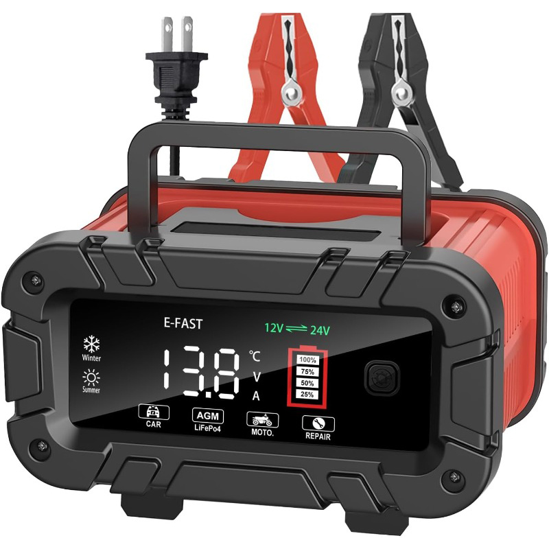 20A Battery Charger 12V/24V Sm - Smart Car Battery Charger 12V 24V 20A recension och pris