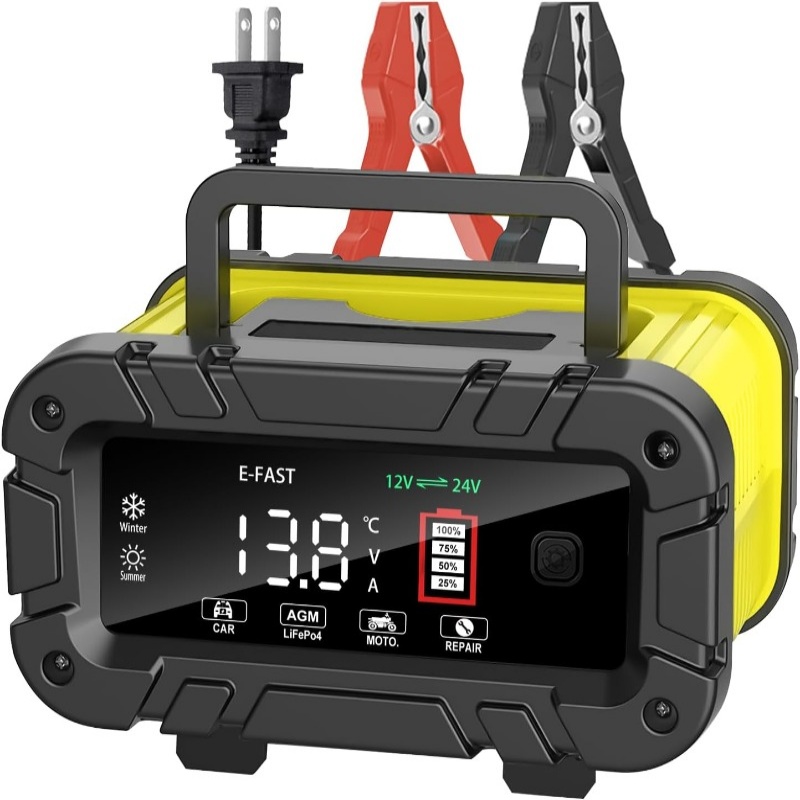 20A Battery Charger 12V/24V Sm - Smart Car Battery Charger 12V 24V 20A recension och pris