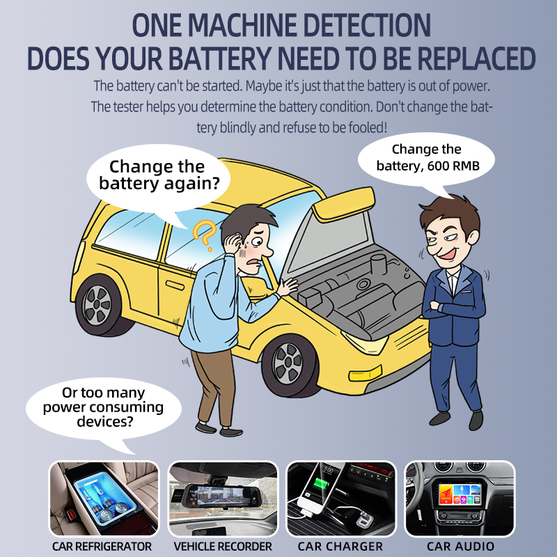 Digital Automatic Car Battery  - Car Battery Load Tester Digital Cranking recension och pris