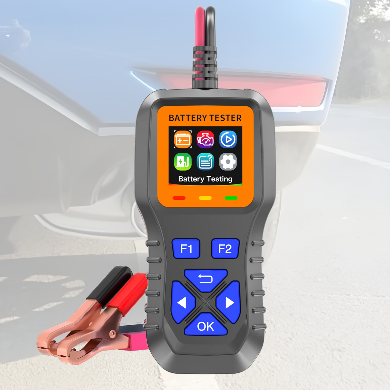 Car Battery Tester 12V Digital - Alternator Tester Digital Diagnostic Tool recension och pris