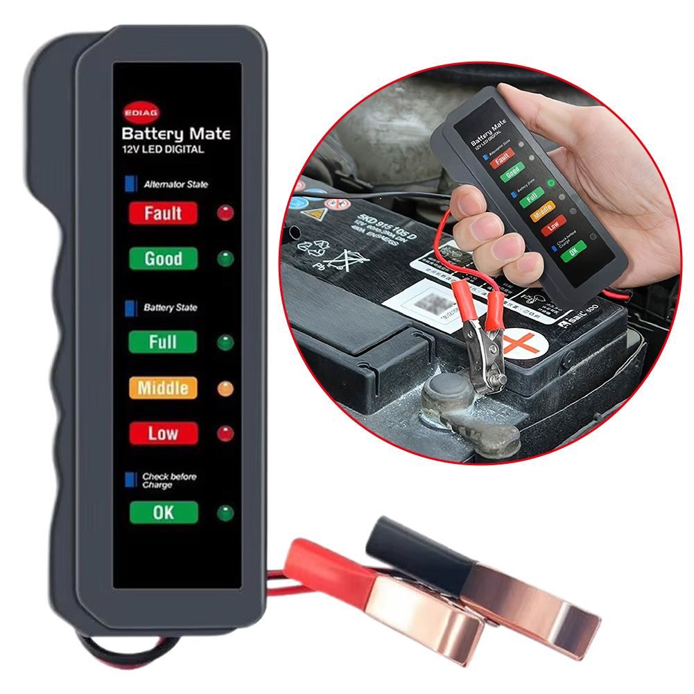 12V Digital Alternator Tester  - Alternator Tester Digital Diagnostic Tool recension och pris