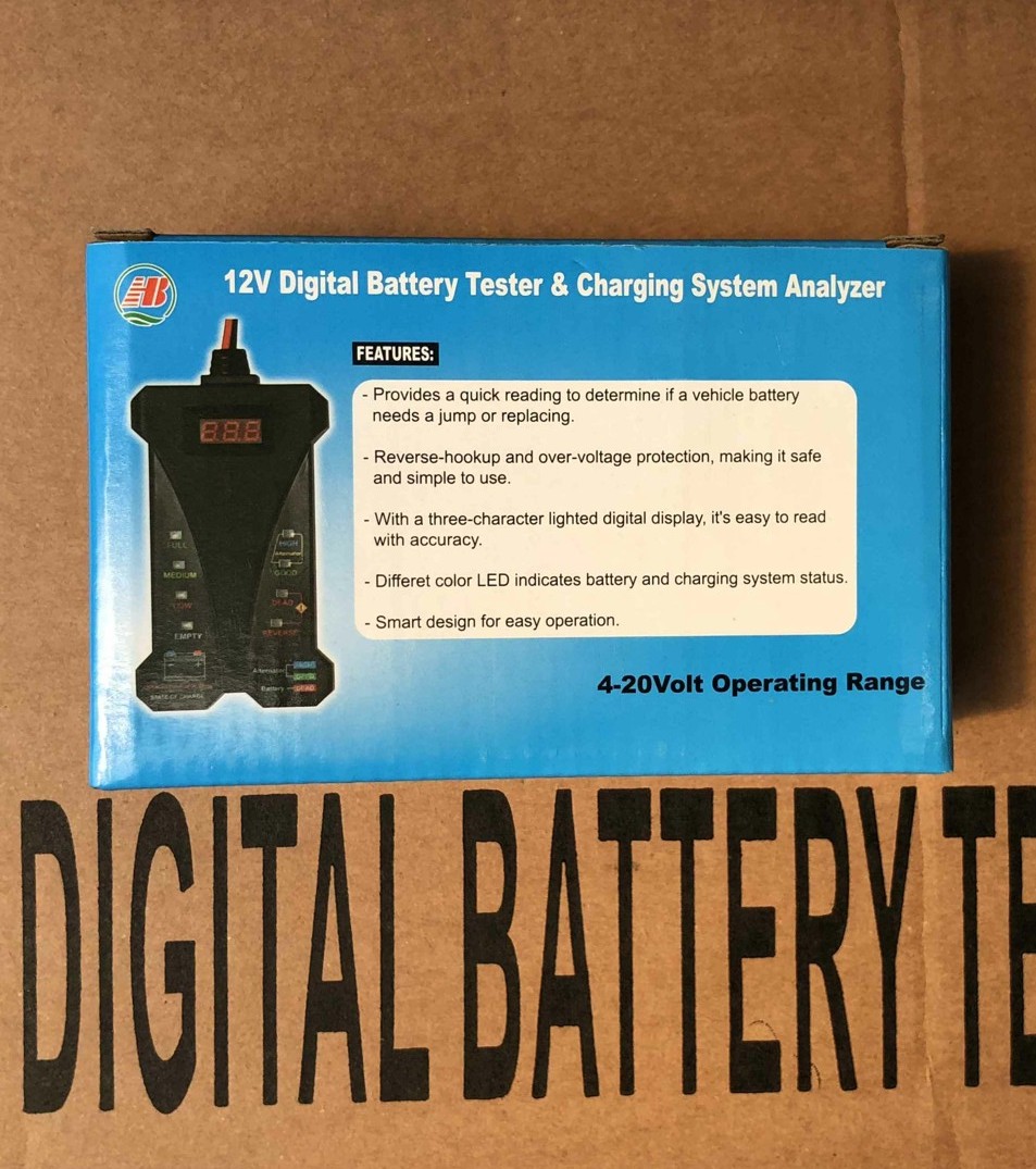 Hot Sale 12V Smart Car LED Dis - Alternator Tester Digital Diagnostic Tool recension och pris