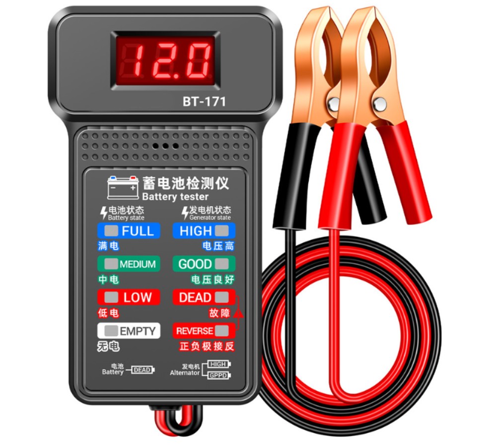 12V Car Battery Tester Digital - Car Battery Load Tester Digital Cranking recension och pris