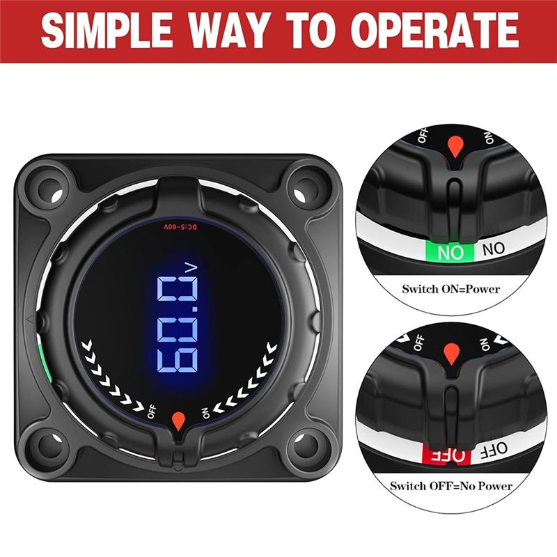 AB98-Upgrade Battery Disconnec - Battery Disconnect Switch Master Cut Off recension och pris