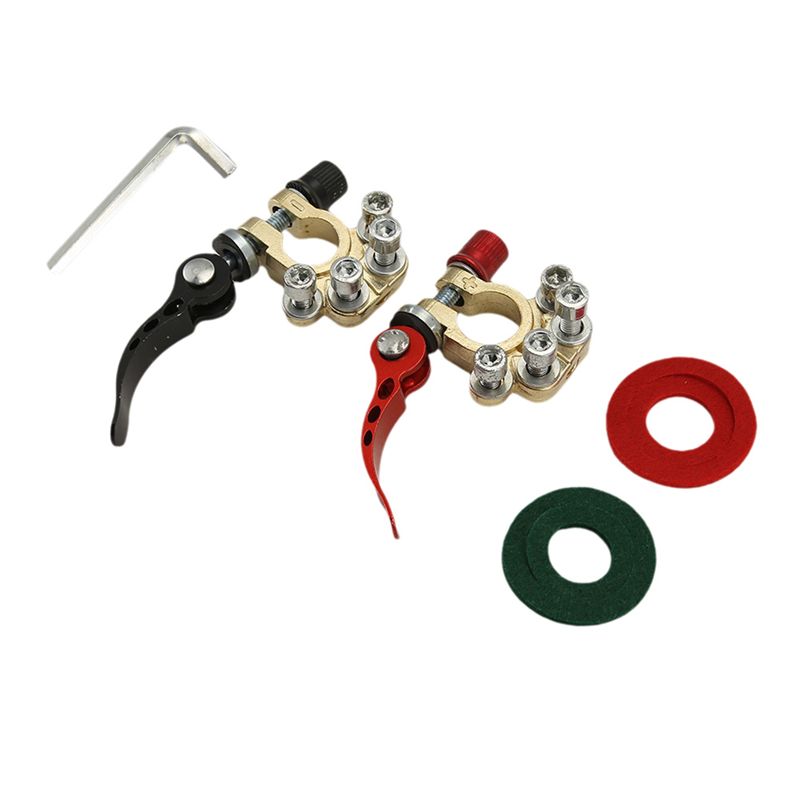 N26R-12V 24V Car Battery Termi - Battery Terminal Clamps Quick Release Brass recension och pris