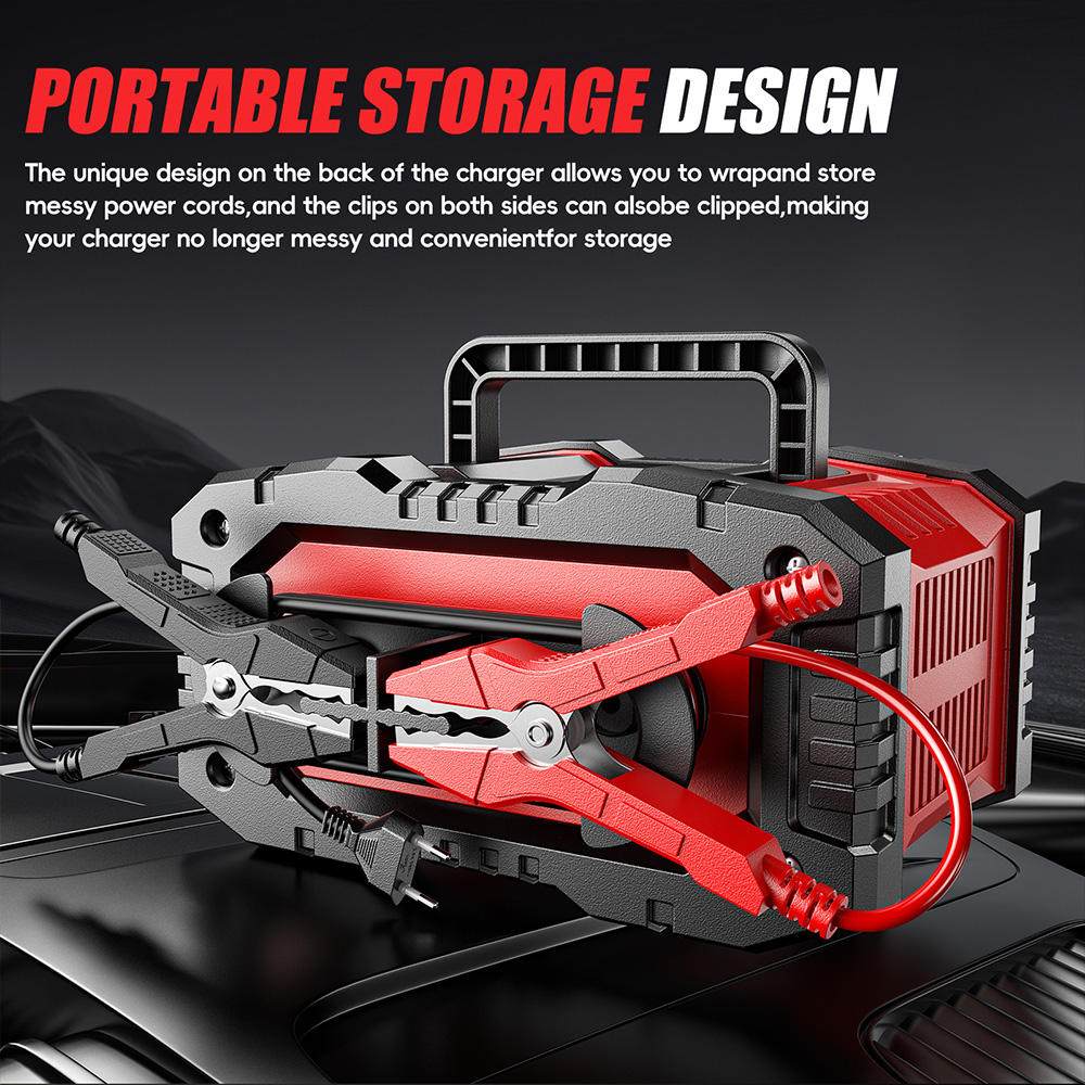 FOXSUR 12V/20A 24V/10A Smart B - Smart Car Battery Charger 12V 24V 20A recension och pris