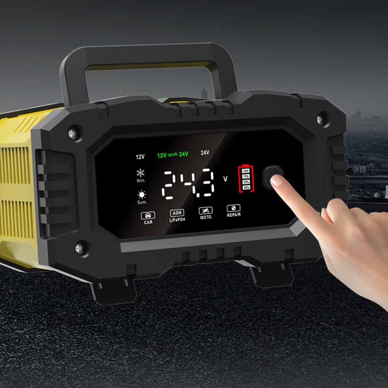 FOXSUR Car Motorcycle Battery  - Smart Car Battery Charger 12V 24V 20A recension och pris