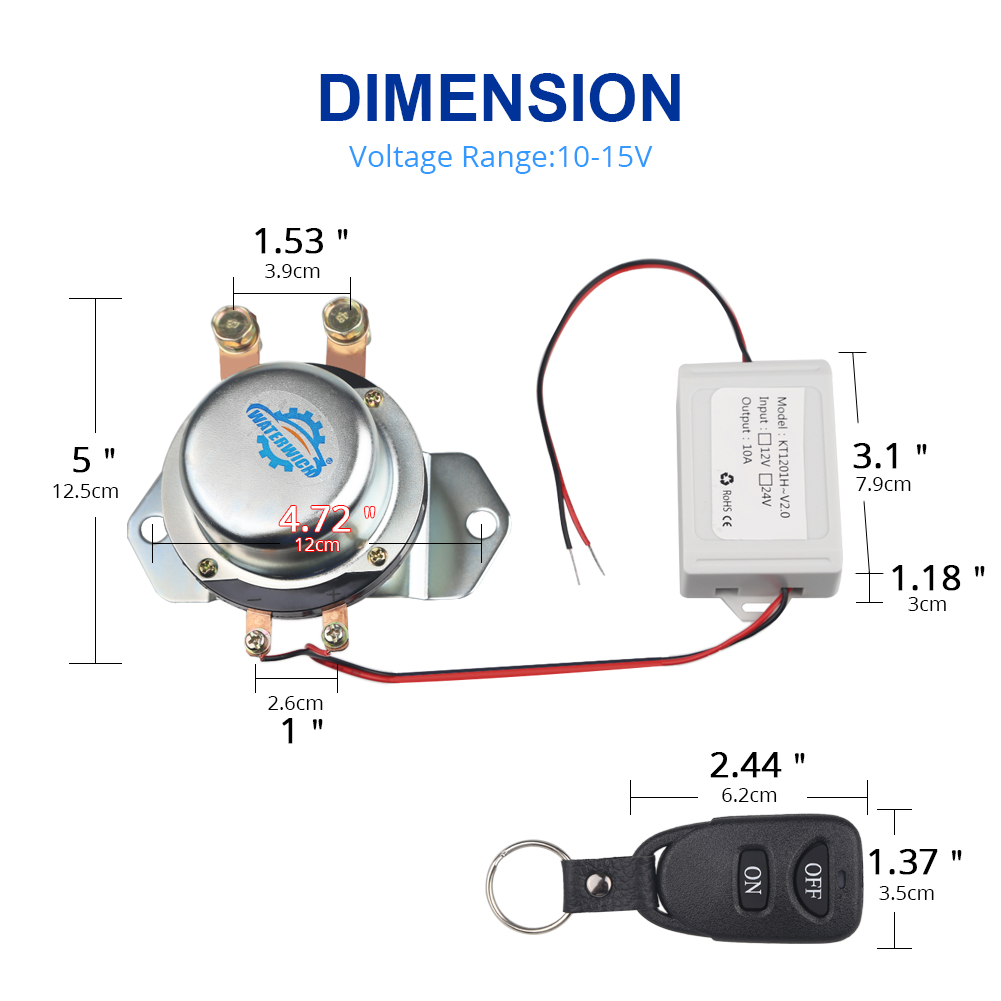 12V 24V Power Supply Battery S - Battery Disconnect Switch Master Cut Off recension och pris