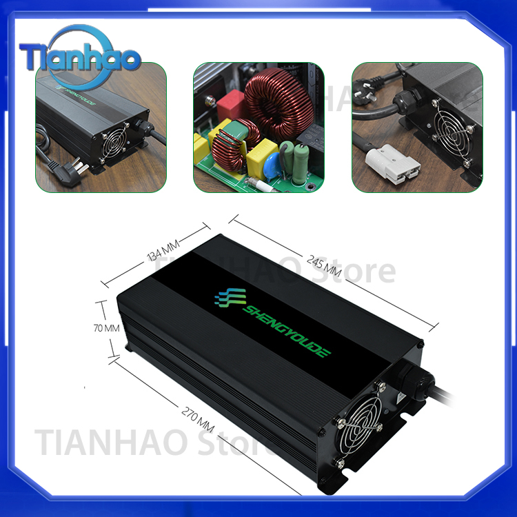 Automatic Smart 2000W Battery  - Lifepo4 Battery Charger Smart Automatic recension och pris