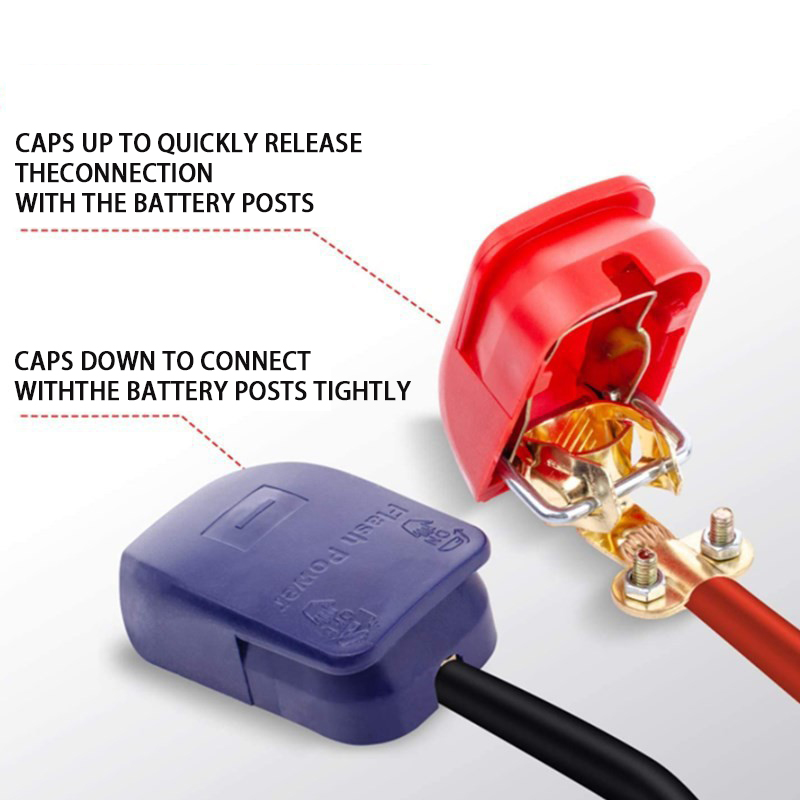 1 Pair Car Battery Terminal Cl - Battery Terminal Clamps Quick Release Brass recension och pris