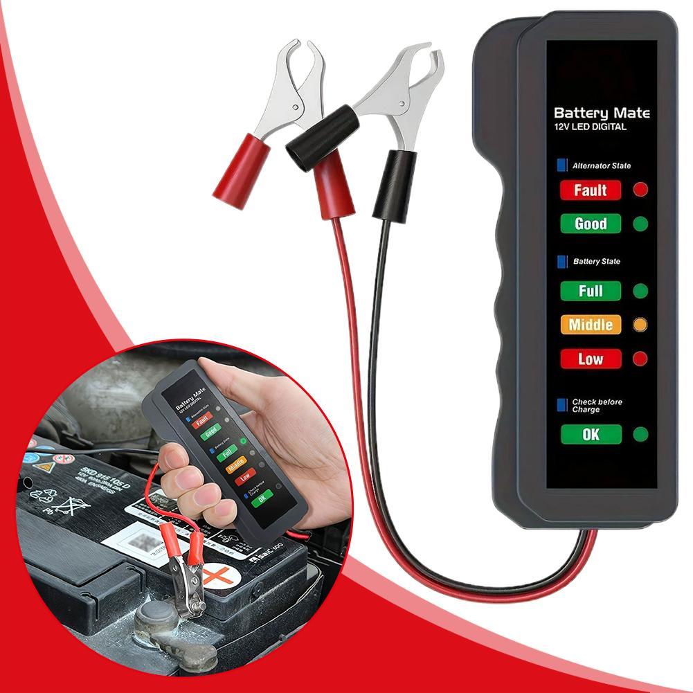 12V Car Battery Tester Digital - Alternator Tester Digital Diagnostic Tool recension och pris