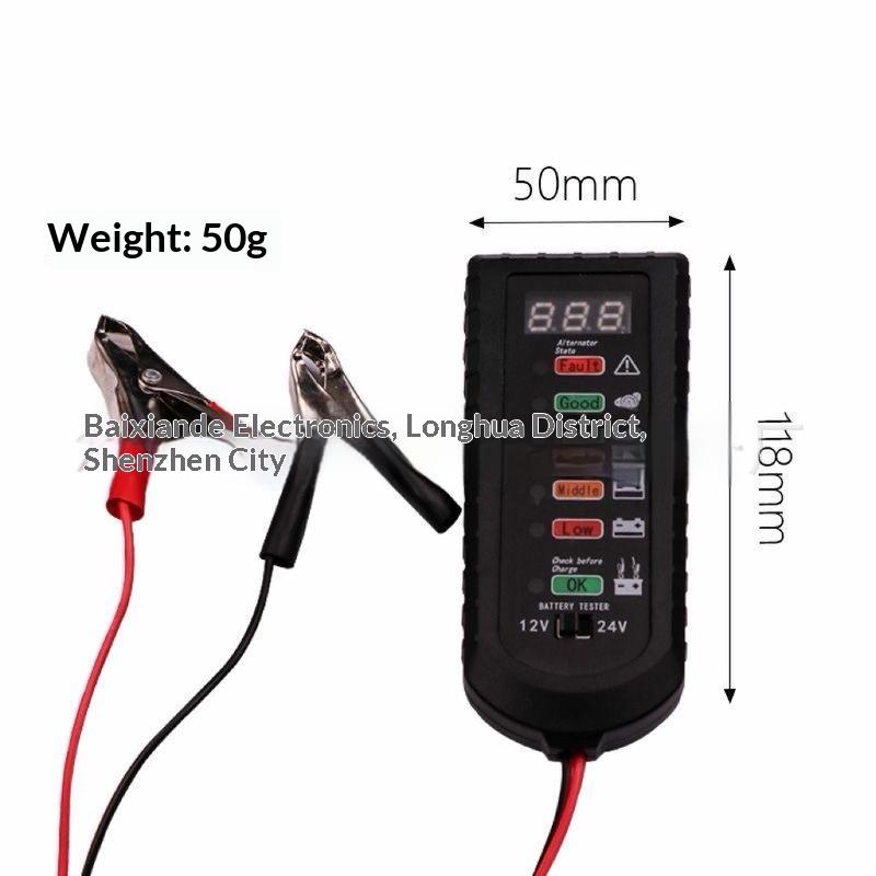 Mini 12V Car Battery Tester, D - Alternator Tester Digital Diagnostic Tool recension och pris