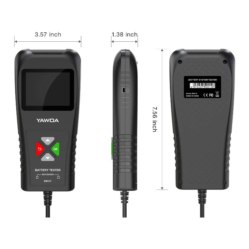 Car Battery Tester 3in1 Automo - Car Battery Load Tester Digital Cranking recension och pris