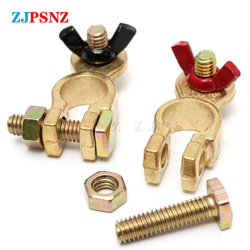 Car Battery Terminal Connector - Battery Terminal Clamps Quick Release Brass recension och pris