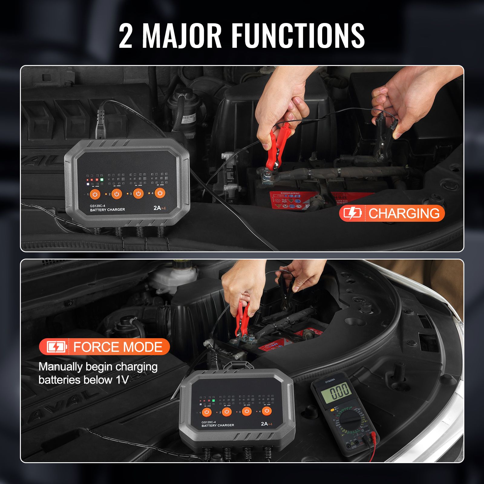 Smart Battery Charger, 8-Amp,  - Lifepo4 Battery Charger Smart Automatic recension och pris