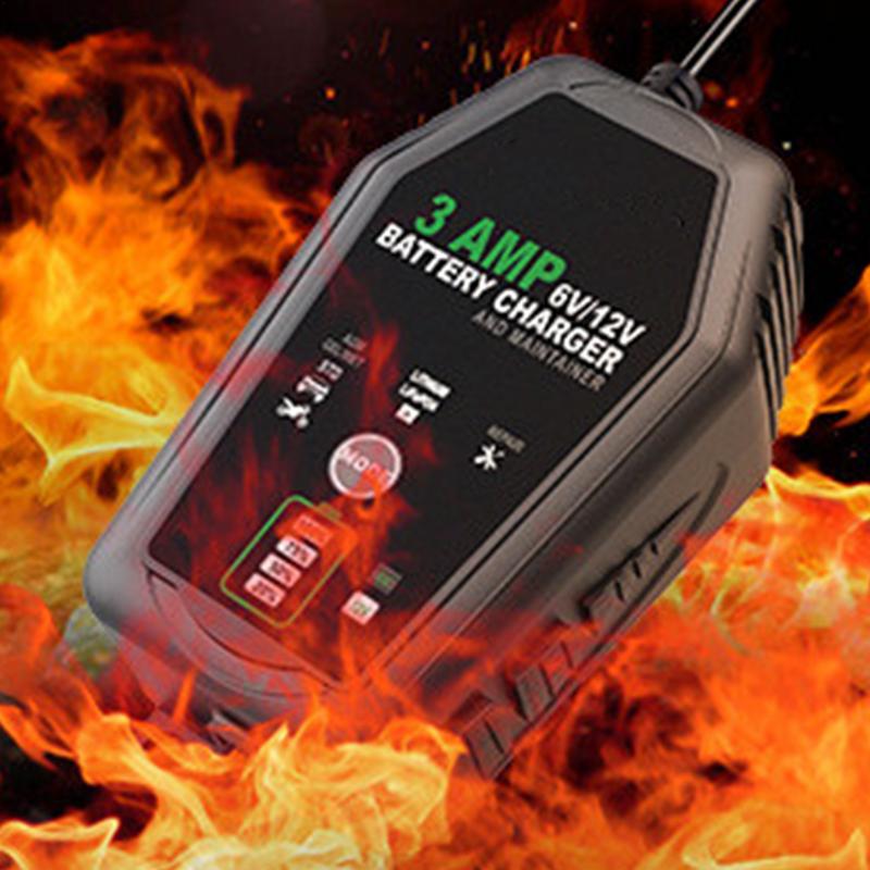 3000mA 6V 12V Fully Automatic  - Lifepo4 Battery Charger Smart Automatic recension och pris