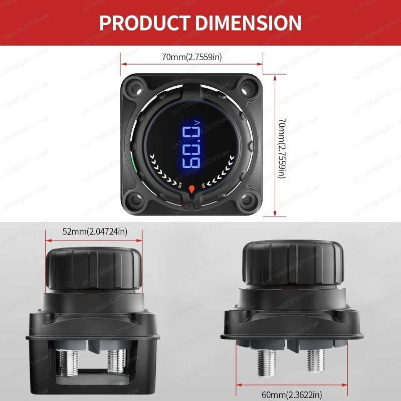 Arrival Upgrade Battery Discon - Battery Disconnect Switch Master Cut Off recension och pris